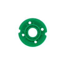 CÓD: 1004 - ROLDANA S/ TORRE DA CANALETA GUIA CABO MÁQUINA VIDRO (DIÂMETRO 32,0 MM) COR VERDE