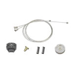 CÓD 2036 – KIT CORSA P/ MÁQUINAS VIDROS ELÉTRICOS 4P TRASEIRO LE / LD ANO 2002 >