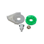 CÓD 1097 - KIT PONTEIRA GUIA VIDRO PEUGEOT 206 / XSARA PICASSO (LE) REBITE COM ROSCA