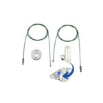 CÓD 2161- KIT PARA MÁQUINA DE VIDRO ELÉTRICO NEW FIT 4P PORTA TRASEIRA (LD) (ANO 2009 ATÉ 2014)