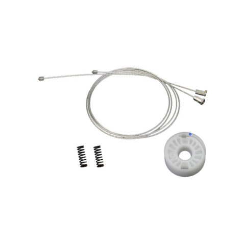 CÓD 2034 – KIT P/ MÁQUINA DE VIDRO ELÉTRICO POLO MK4 4P PORTAS TRASEIRAS LE/LD (ANO 2002 ATÉ 2009)