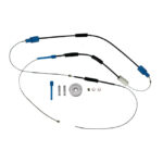 CÓD 2093 – KIT P/ MÁQUINA DE VIDRO ELÉTRICO POLO MK4 GOLF G1 / MK3 4P PORTAS DIANTEIRAS LE/LD (ANO 1991 ATÉ 1996)