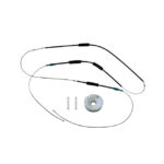 CÓD 2144 – KIT P/ MÁQUINA DE VIDRO ELÉTRICO POLO MK4 SANTANA G2 4P PORTAS DIANTEIRAS LE/LD (A PARTIR DE 1999)